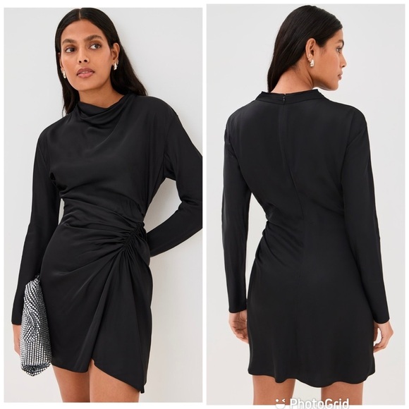 A.L.C. Dresses & Skirts - A.L.C. Georgia Satin Mini Dress in Black New with Tags!